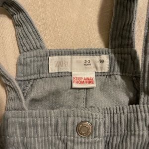 Zara Toddler Girl Corduroy Jumper Dress